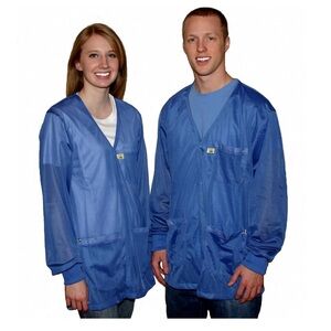 ESD Protection Certified L3 Static Shielding Knit Cuff Anti-Static LabCoatSmock